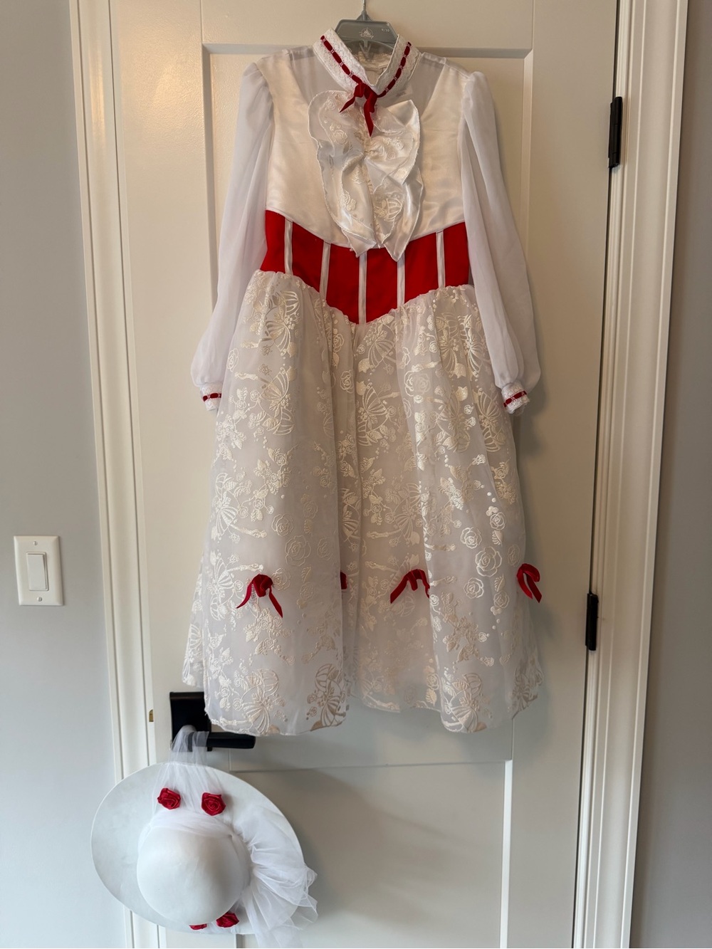 Disney Mary Poppins Jolly Holiday Costume Dress & Hat - Picture 2 of 9